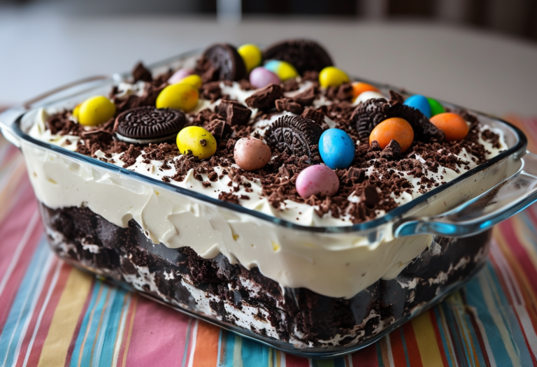 Easter Dirt Cake Casserole